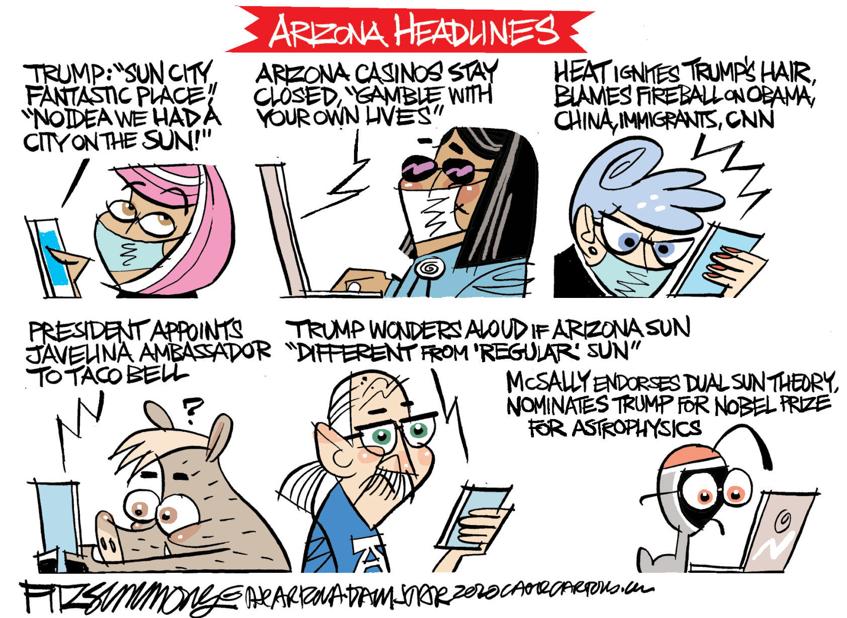 Daily Fitz Cartoon: Trumpizona